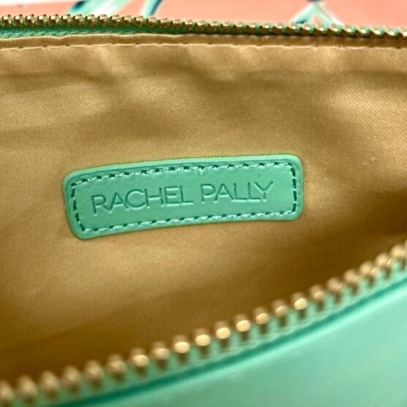 Anthropologie Pink and Green Faux Leather Fold Over Reversible Clutch NWOT - Picture 10 of 11